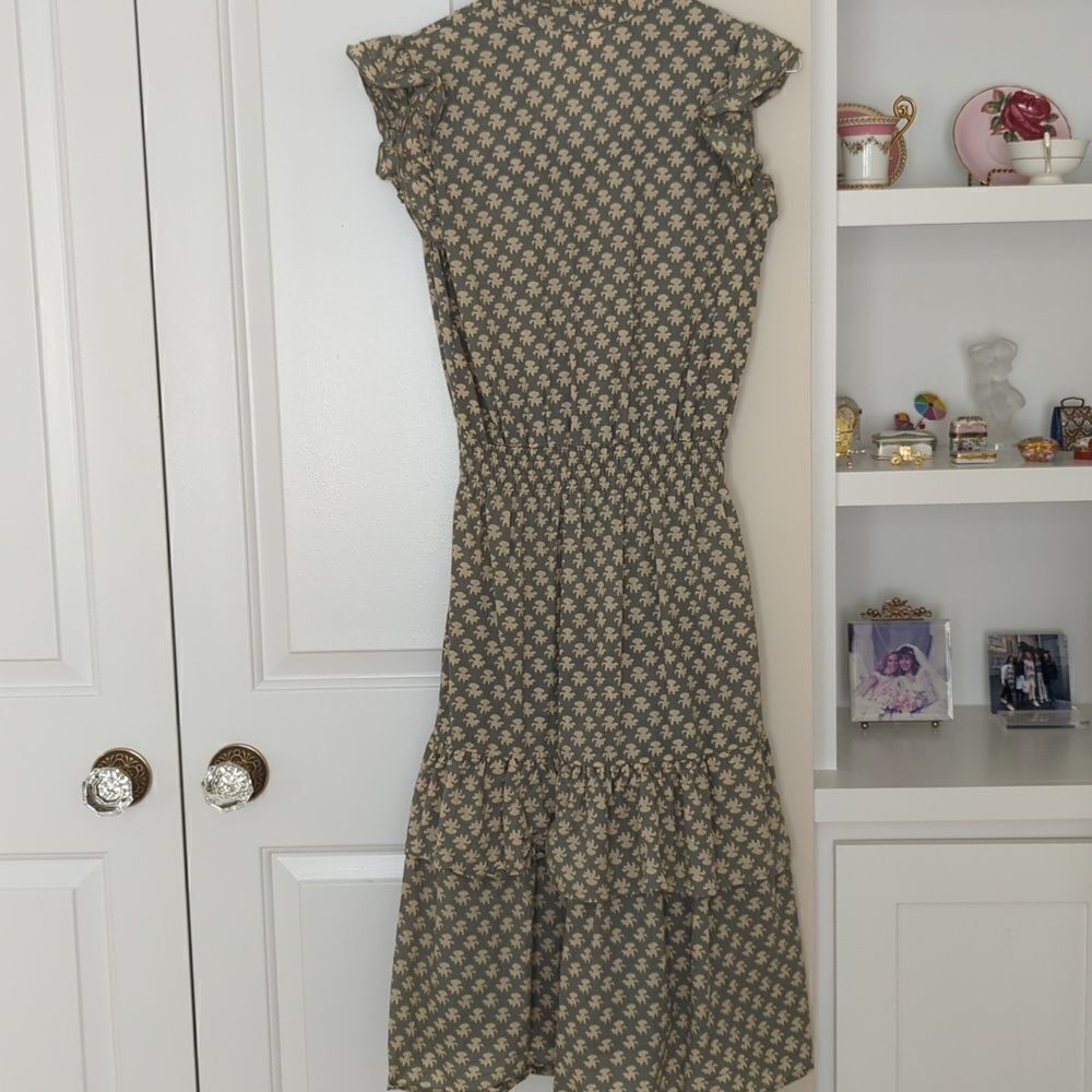 Perry Walker Collection Block Print Midi Dress - Picture 9 of 9